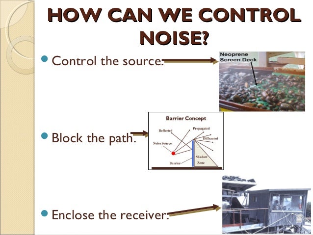 how control noise control Noise