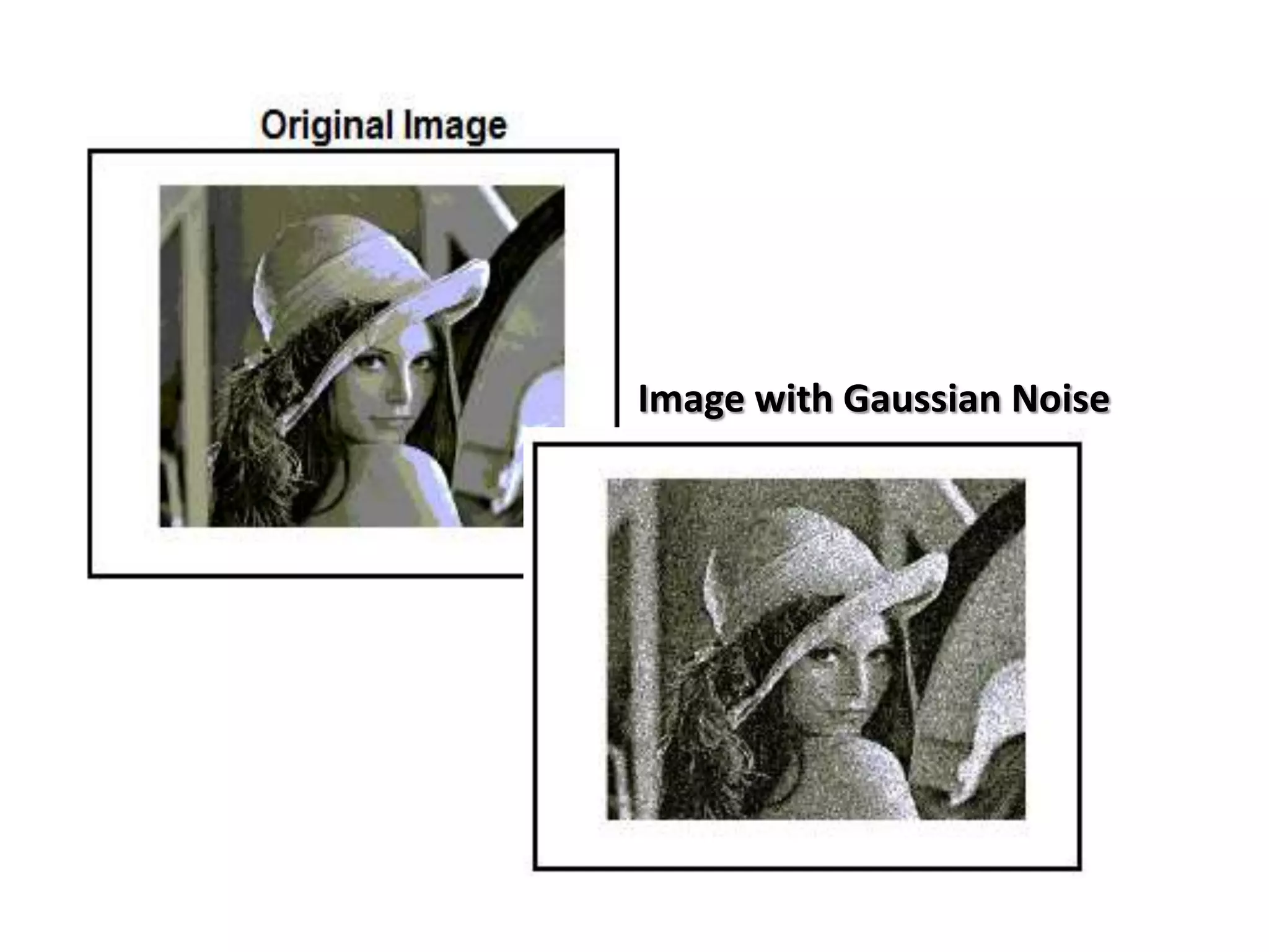 Image with Gaussian Noise

 