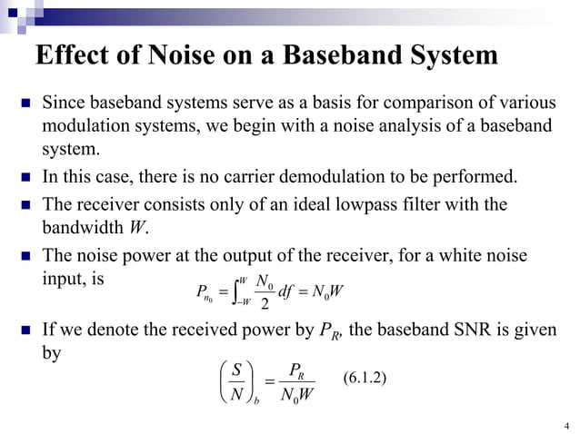Noise in AM systems.ppt | Digital Audio | Computer Software and ...
