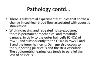 NOISE INDUCED HEARING LOSS (NHIL) NIHL KARAYE | PPTX