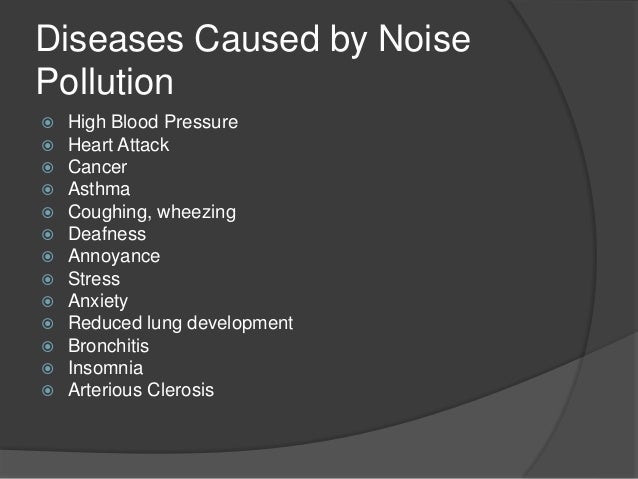 Noise Pollution Sources Causes And Effects