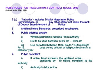 Noise Pollution | PPT