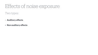 Noise pollution - Environment and health | PDF