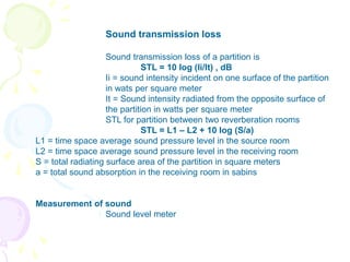Noise pollution and its assessment
