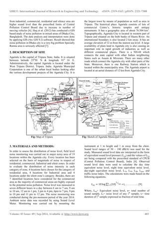 Noise pollution assessment in greater agartala city a case study | PDF