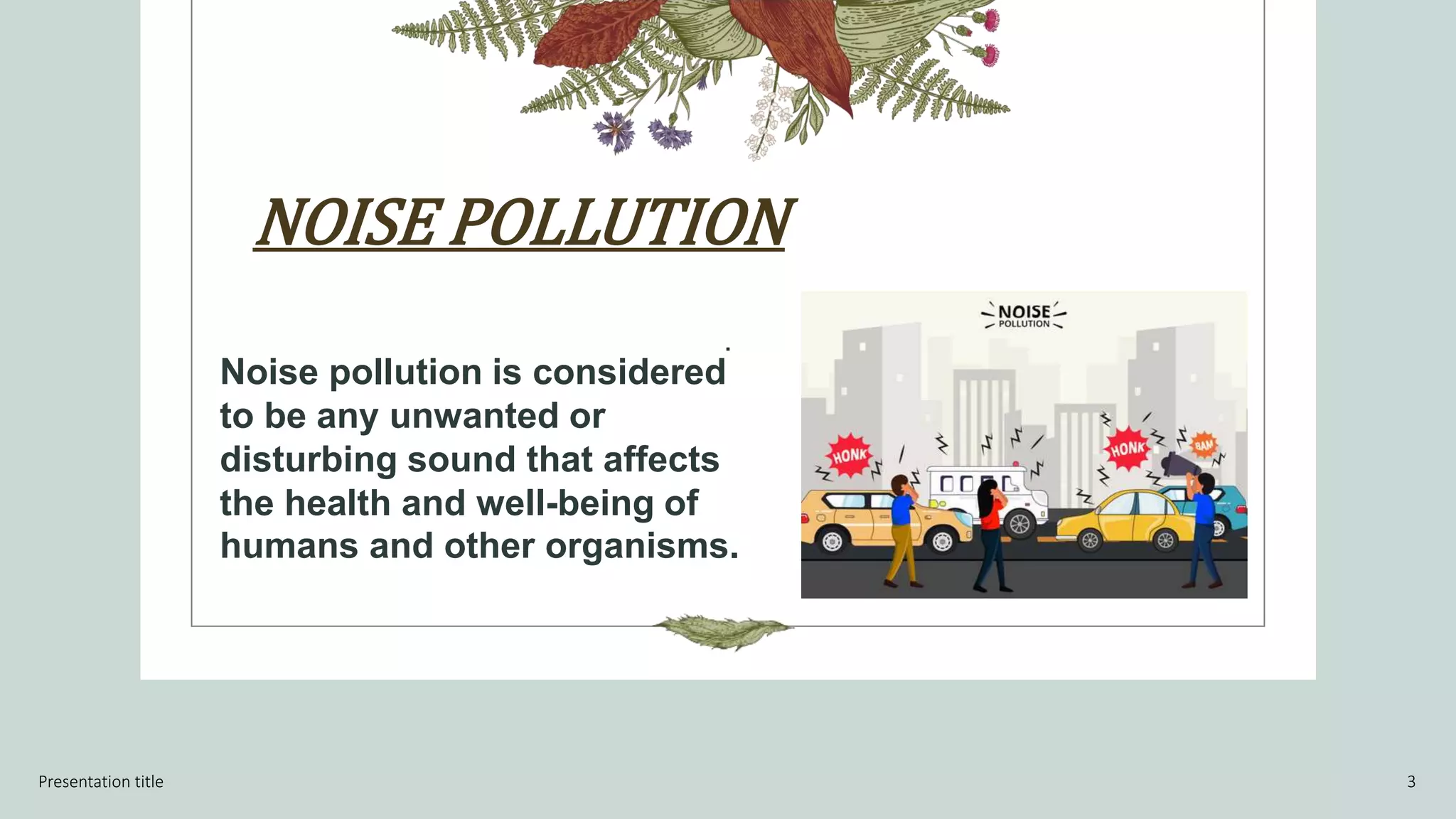 Noise Pollution Final Pptx
