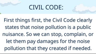 Noise Pollution Presentation powe point. | PPTX