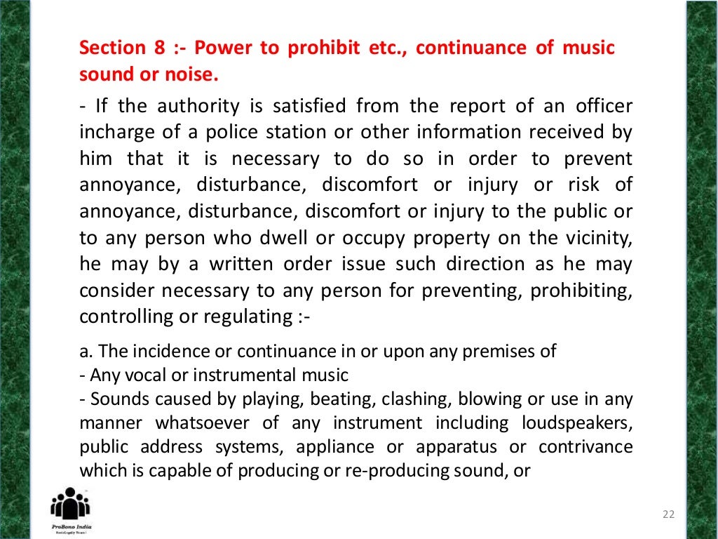Noise Pollution Rules, 2000