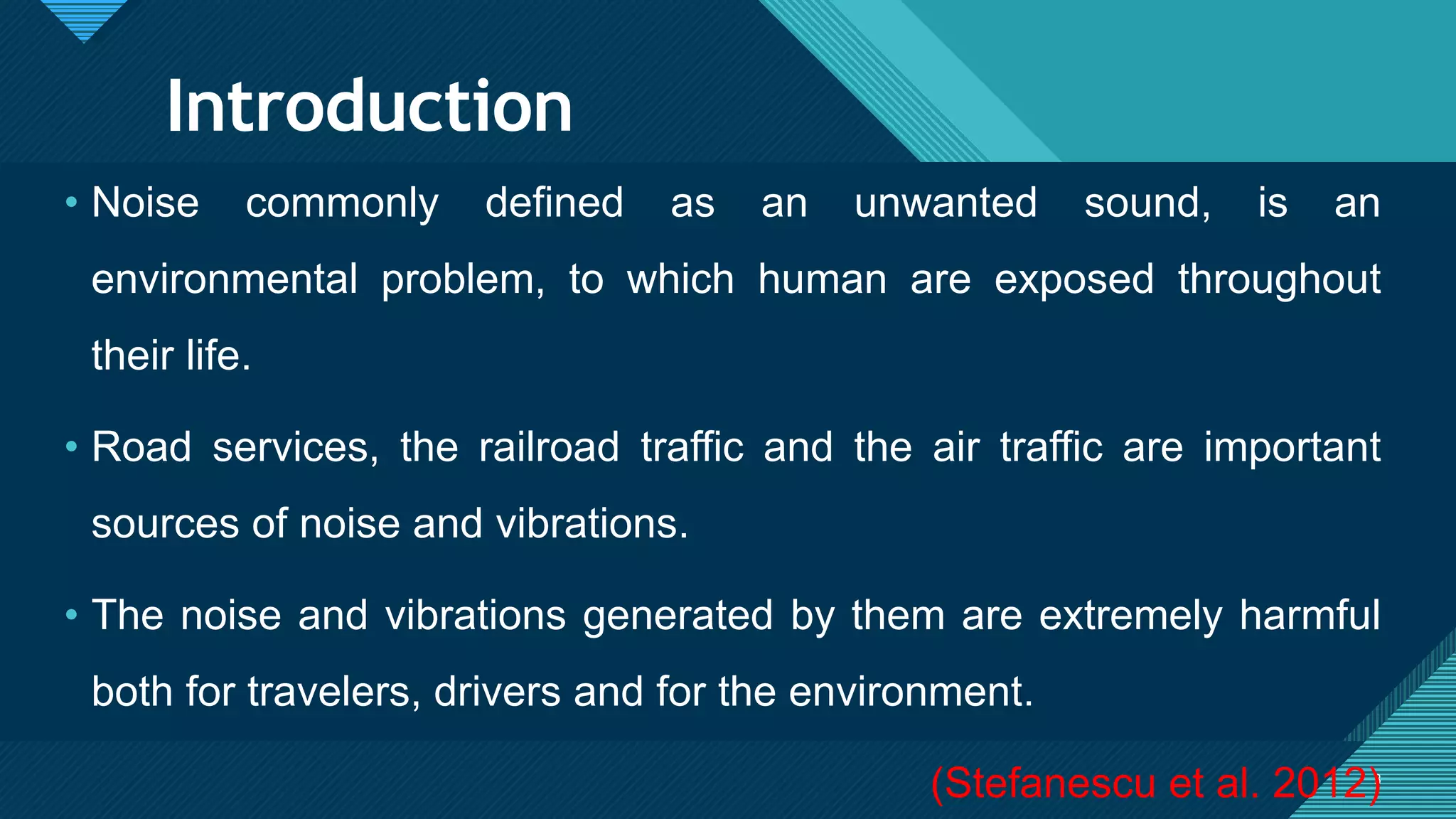 Noise Pollution Sources, Effects and control of Gujrat- JPJ Road | PPT