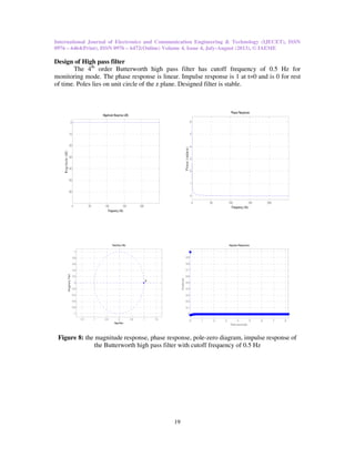 Noise reduction in ecg by iir filters a comparative study | PDF