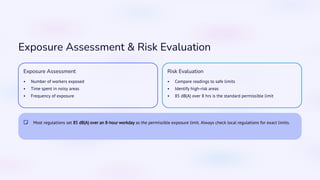 Loud Machine Risk Assessment Noise Risk Assessment Template with eAuditor Audits and inspections | PDF
