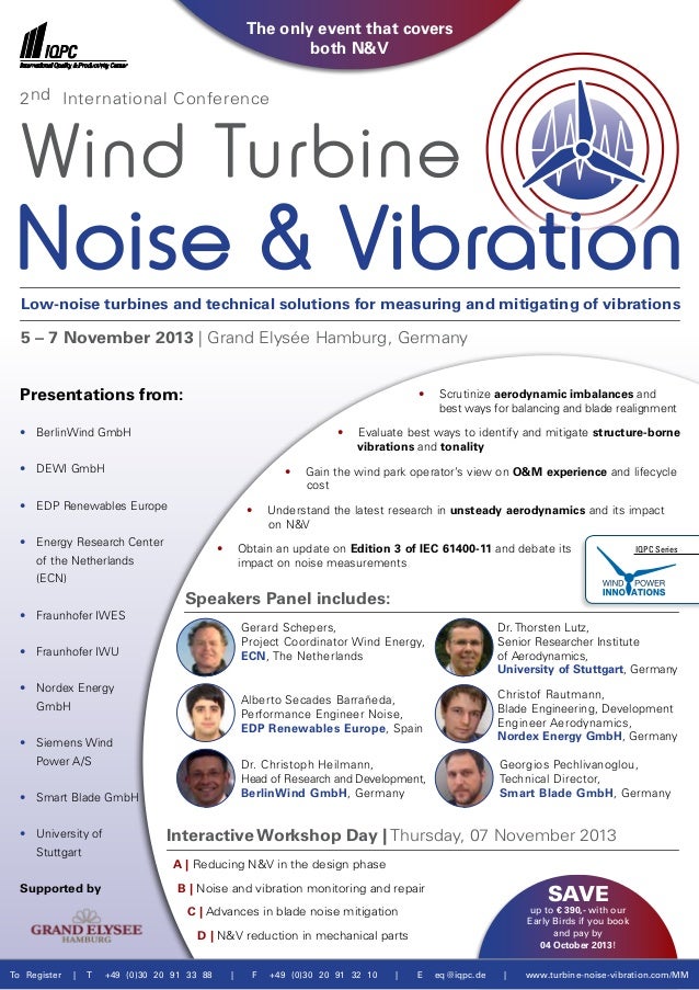 2nd International Conference Wind Turbine Noise and Vibration