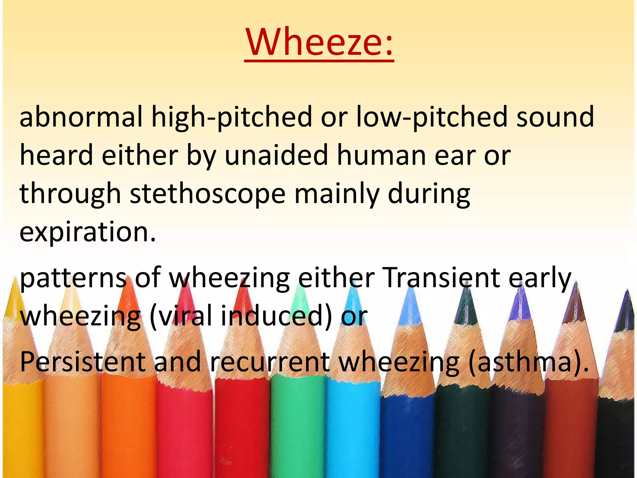 Noisy breathing in children | PPTX