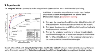 Self-training with Noisy Student improves ImageNet classification | PPT