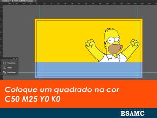 Coloque um quadrado na cor
C50 M25 Y0 K0
 