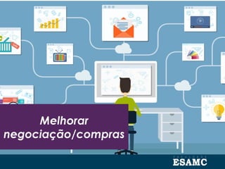 Melhorar
negociação/compras
 