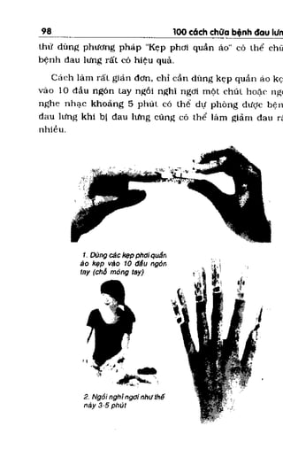 100 CÁCH CHỮA  BỆNH ĐAU LƯNG