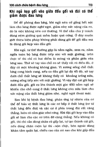 100 CÁCH CHỮA  BỆNH ĐAU LƯNG