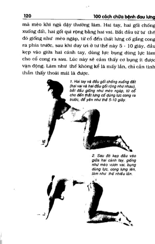 100 CÁCH CHỮA  BỆNH ĐAU LƯNG