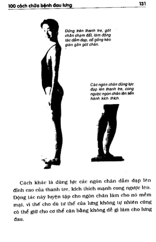 100 CÁCH CHỮA  BỆNH ĐAU LƯNG