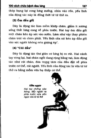 100 CÁCH CHỮA  BỆNH ĐAU LƯNG