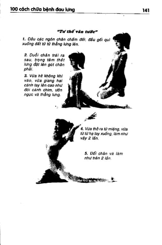 100 CÁCH CHỮA  BỆNH ĐAU LƯNG