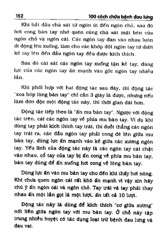 100 CÁCH CHỮA  BỆNH ĐAU LƯNG