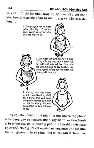 100 CÁCH CHỮA  BỆNH ĐAU LƯNG