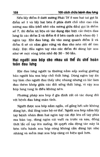 100 CÁCH CHỮA  BỆNH ĐAU LƯNG
