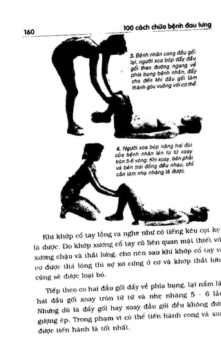 100 CÁCH CHỮA  BỆNH ĐAU LƯNG