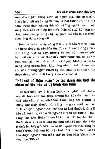 100 CÁCH CHỮA  BỆNH ĐAU LƯNG