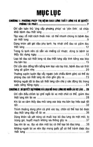 100 CÁCH CHỮA  BỆNH ĐAU LƯNG