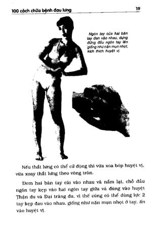 100 CÁCH CHỮA  BỆNH ĐAU LƯNG