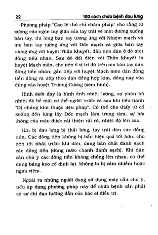 100 CÁCH CHỮA  BỆNH ĐAU LƯNG