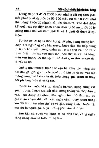 100 CÁCH CHỮA  BỆNH ĐAU LƯNG