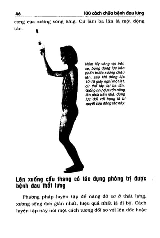 100 CÁCH CHỮA  BỆNH ĐAU LƯNG