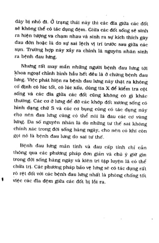 100 CÁCH CHỮA  BỆNH ĐAU LƯNG