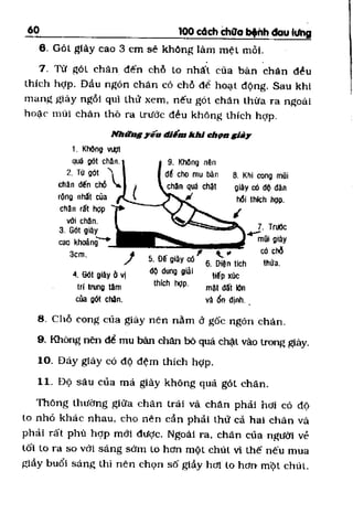 100 CÁCH CHỮA  BỆNH ĐAU LƯNG