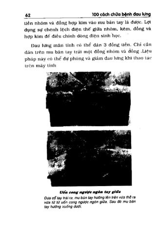 100 CÁCH CHỮA  BỆNH ĐAU LƯNG