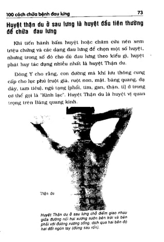 100 CÁCH CHỮA  BỆNH ĐAU LƯNG