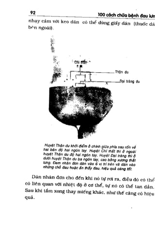 100 CÁCH CHỮA  BỆNH ĐAU LƯNG