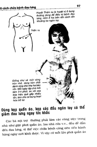 100 CÁCH CHỮA  BỆNH ĐAU LƯNG