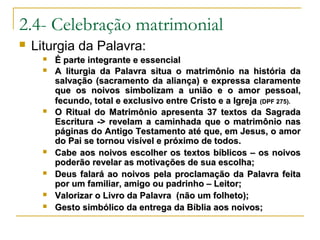 Noivos sacramento do matrimônio slides | PPT