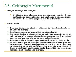 Noivos sacramento do matrimônio slides | PPT | Christianity | Religion ...