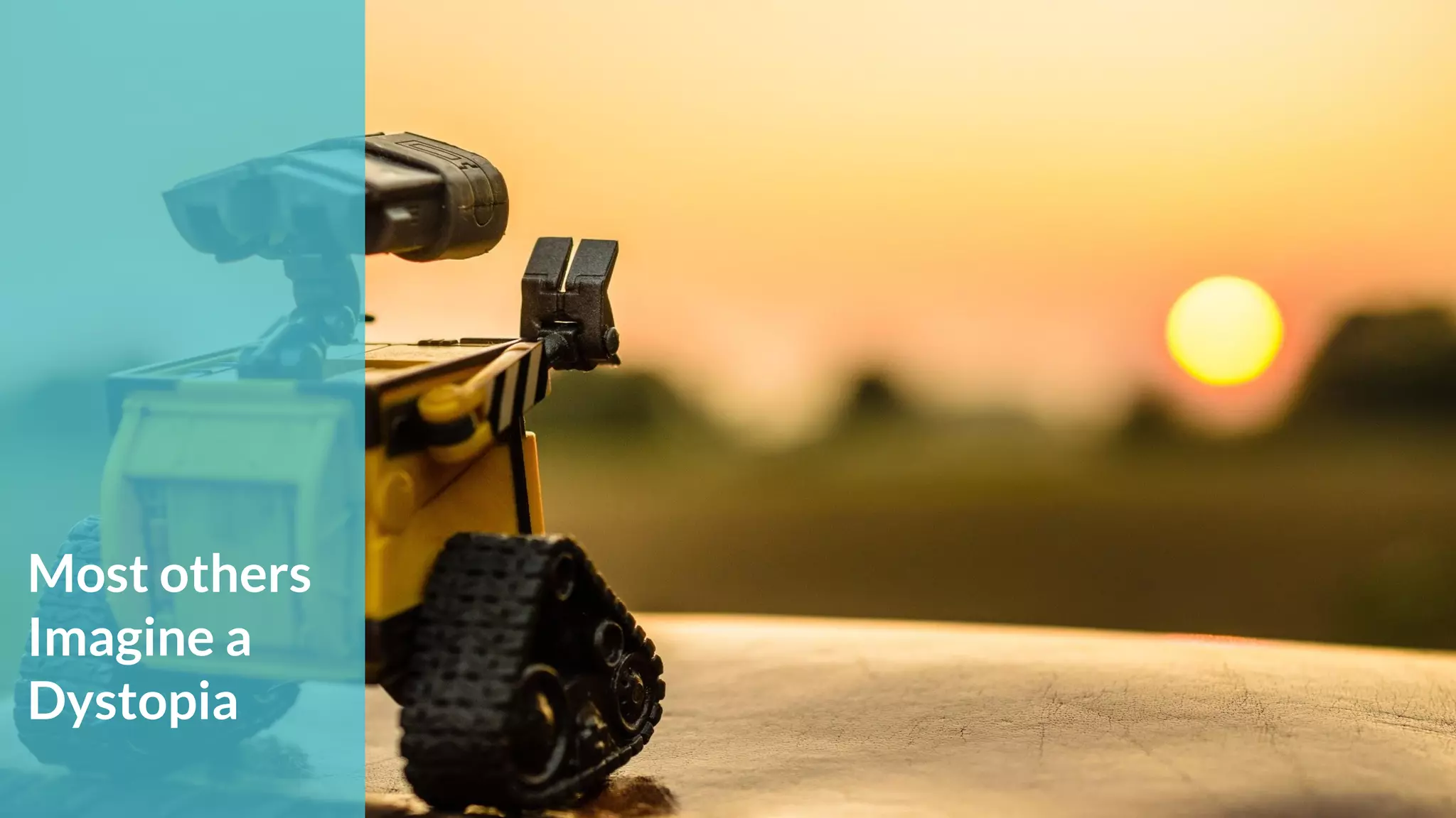 Most others
Imagine a
Dystopia
 