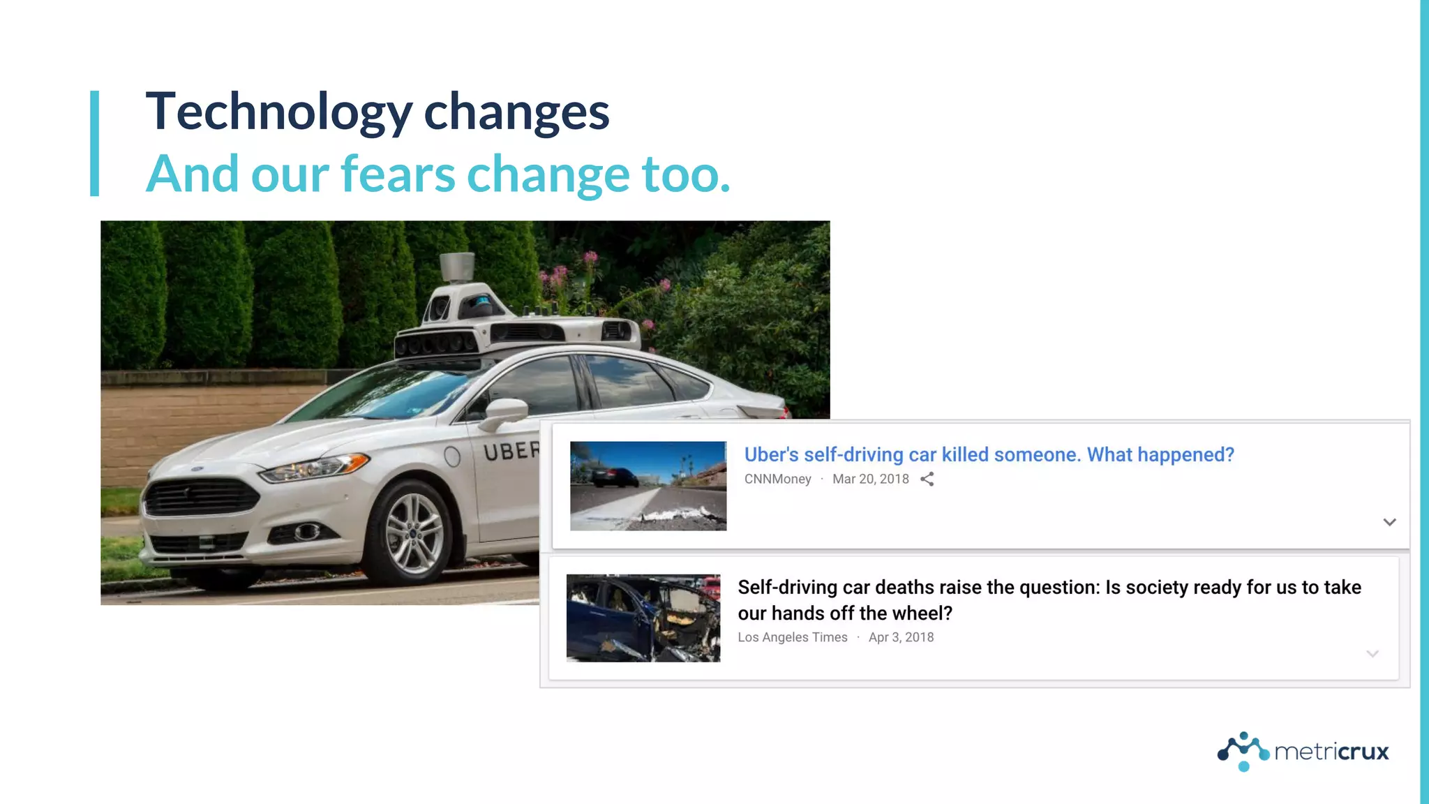 Technology changes
And our fears change too.
 