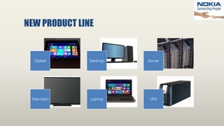 NEW PRODUCT LINE
Tablets Desktop Server
Television Laptop UPS
 