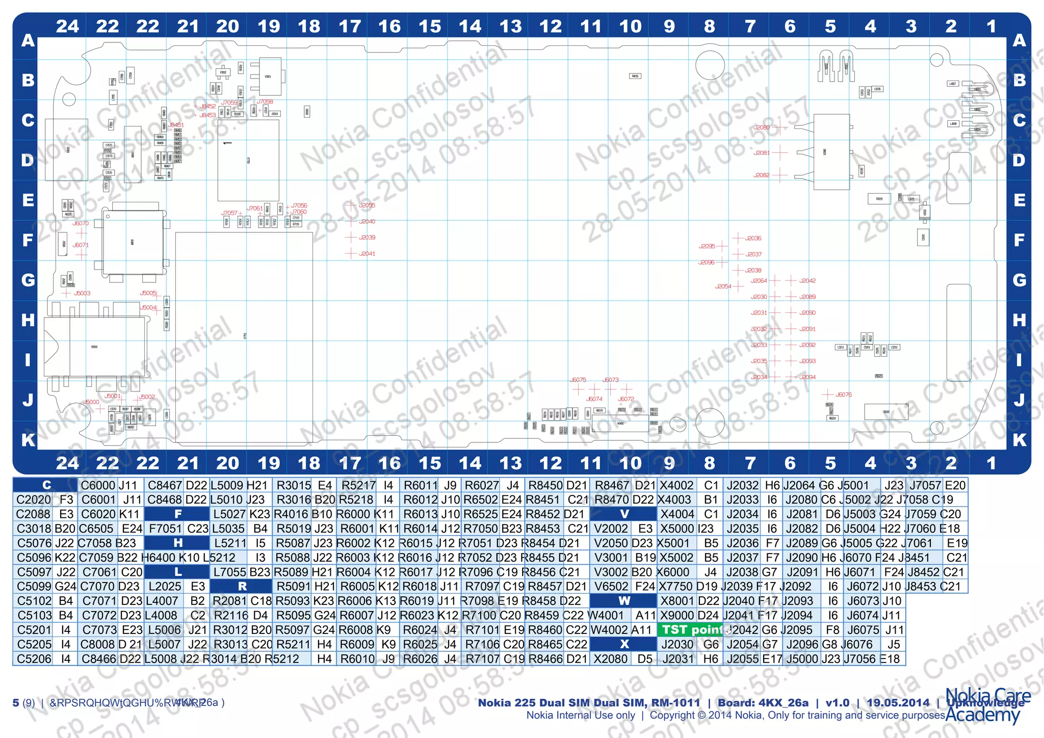Nokia 225 dual_sim_rm-1011_1012_1043_schematics_v1.01