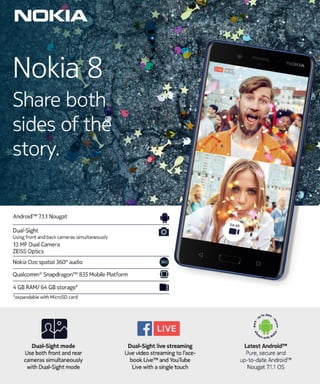 Nokia 8 - Share both sides of the story