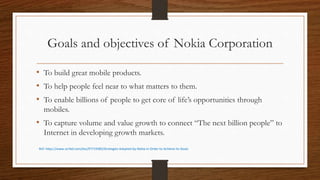 Nokia corporation's strategy map | PPTX